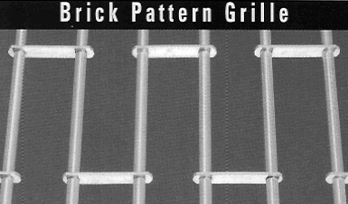 brick pattern grille